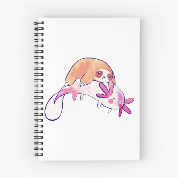 Item preview, Sloth y Axolotl mejores amigos sonriendo designed and sold by COLDWEAR.