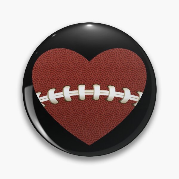Item preview, love american football heart sports athletic designed and sold by Gossip Rag.