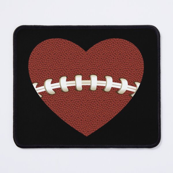 Item preview, love american football heart sports athletic designed and sold by Gossip Rag.