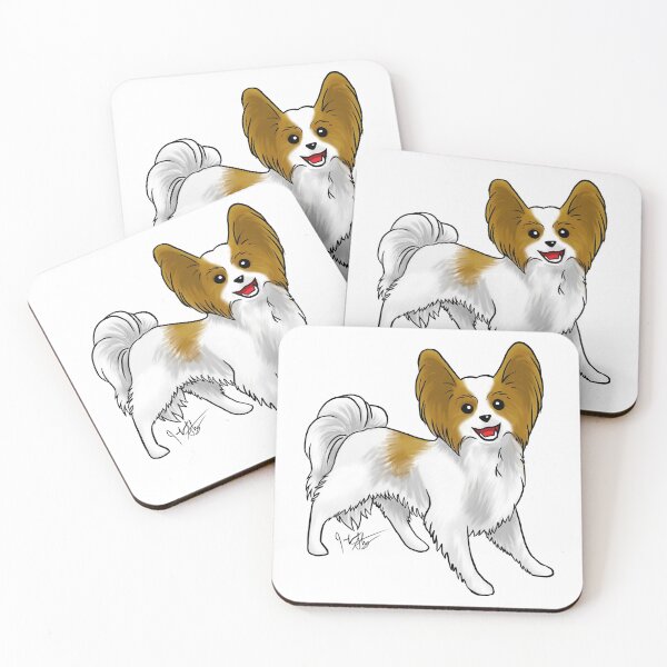 Item preview, Dog - Papillon - Brown and White designed and sold by Jennifer Stolzer.