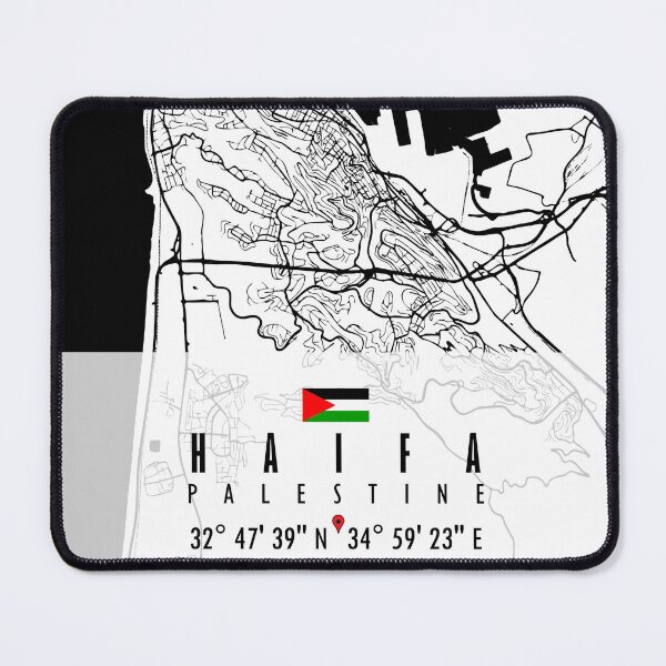 Item preview, HAIFA MAP PALESTINE designed and sold by hatimelhag.