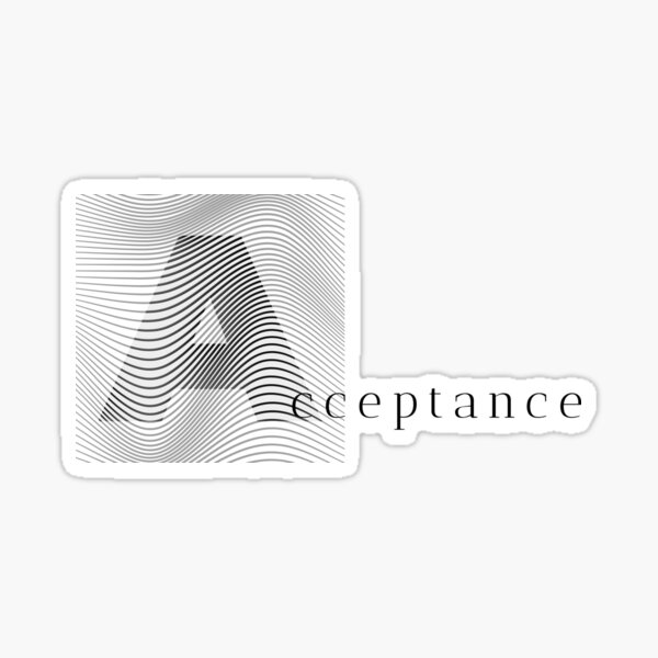 Item preview, Acceptance love spiritual religious graphic letter design designed and sold by DSVentures.