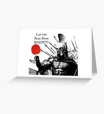 300 Ping Pong Greeting Card