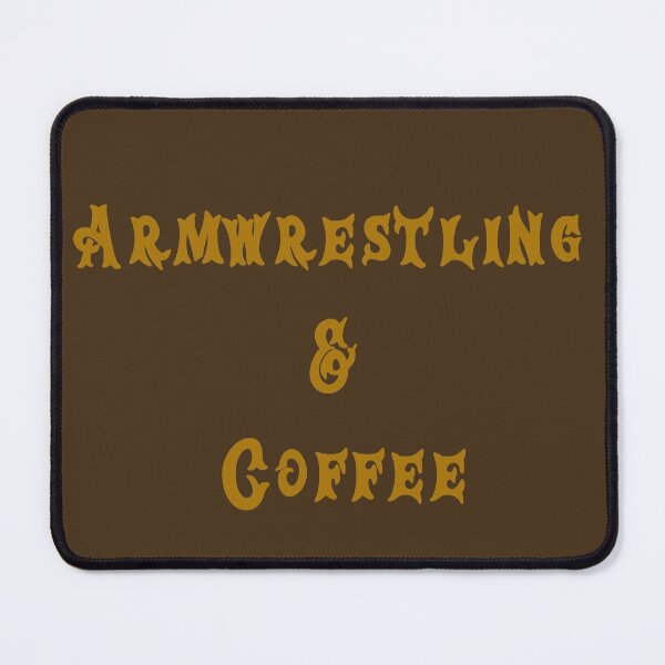 Item preview, Armwrestling & Coffee design designed and sold by Constant Readers.