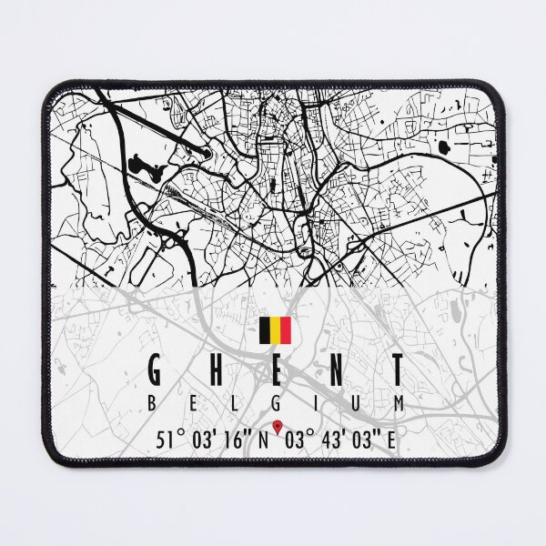 Item preview, GHENT MAP BELGIUM designed and sold by hatimelhag.