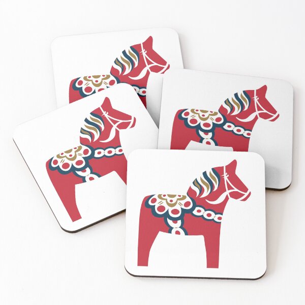 Item preview, Swedish Dala Horse Red designed and sold by Lagom-Grafisk.