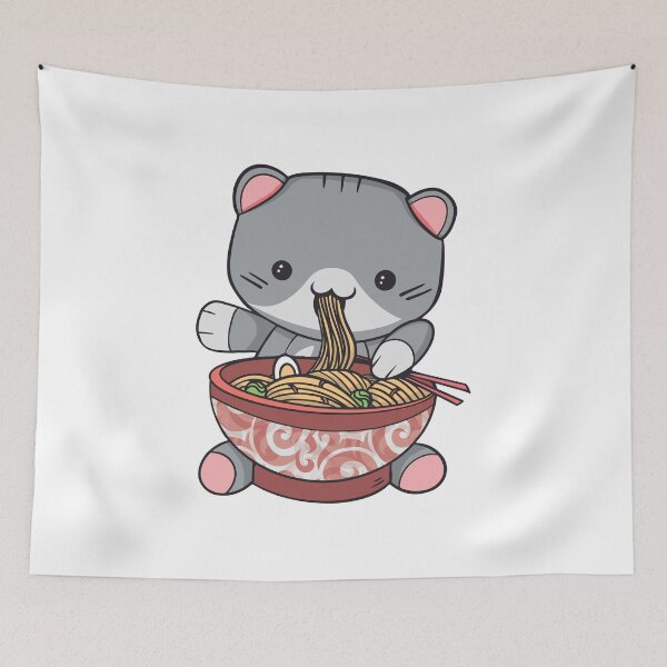 Item preview, Kawaii Neko Ramen designed and sold by Very-Nicely.