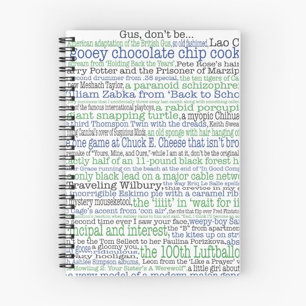 Item preview, Psych Gus don't be... complete list for Psych fans designed and sold by happyyakk.