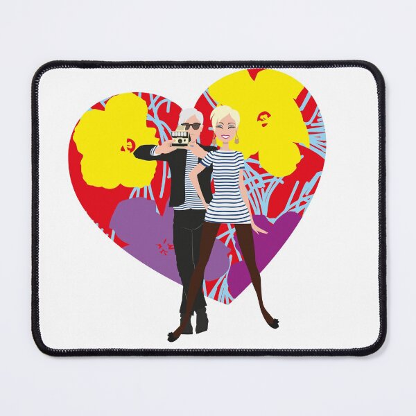 Item preview, Andy & Edie tribute 9 andy warhol edie sedgwick designed and sold by ladstudio.