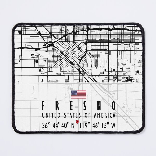 Item preview, FRESNO MAP USA designed and sold by hatimelhag.