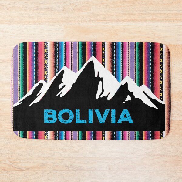 Item preview, Andean Bolivian mountains and colorful aguayo sky designed and sold by amazandes.