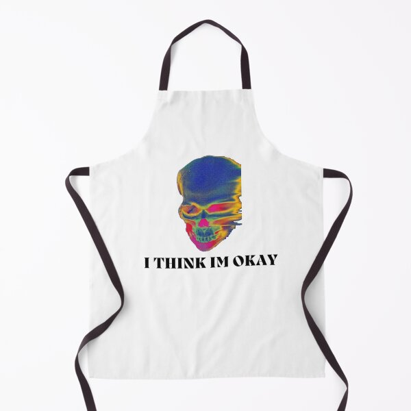 Item preview, I think I’m okay hotel Diablo skull vapour spill design  designed and sold by suwii.