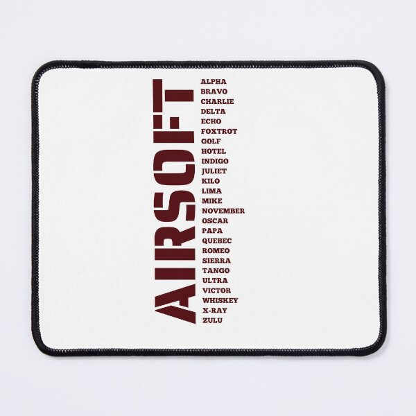 Item preview, Airsoft callsign A to z - Airsoft by Design Specialist series designed and sold by AirsoftBD.