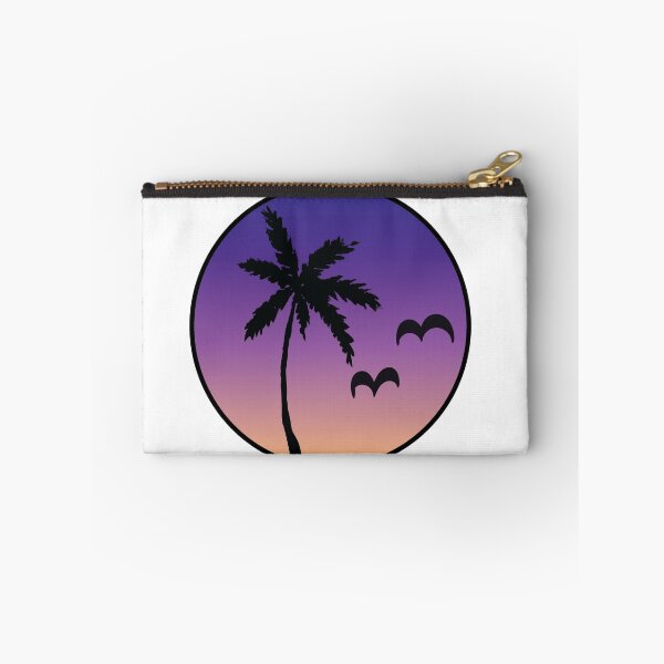 Item preview, Tropical palm tree sunset with birds designed and sold by birdsofthePNW.