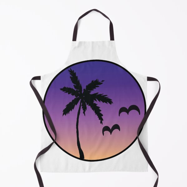 Item preview, Tropical palm tree sunset with birds designed and sold by birdsofthePNW.