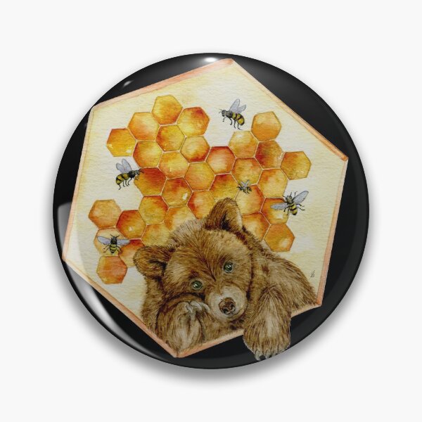 Item preview, Bear and bees  designed and sold by ColorSplendor.
