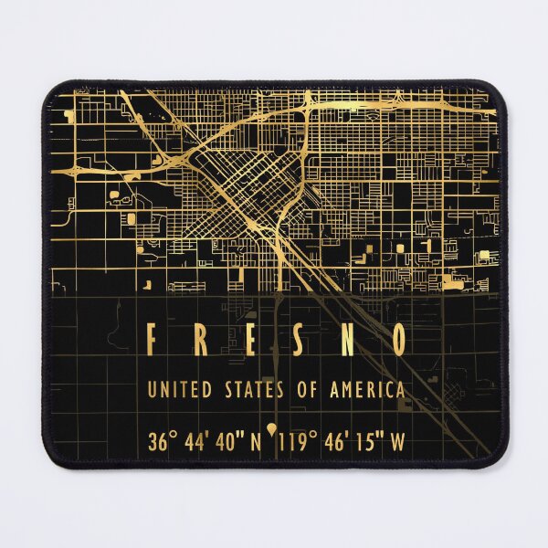 Item preview, FRESNO MAP USA designed and sold by hatimelhag.