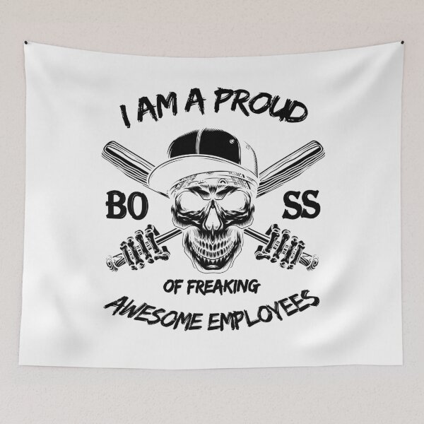 Item preview, I Am A Proud Boss Of Freaking Awesome Employees T-Shirt, Funny Workplace Foreman Employee t-shirt,Gift for Employees lovers. designed and sold by mHmShop.