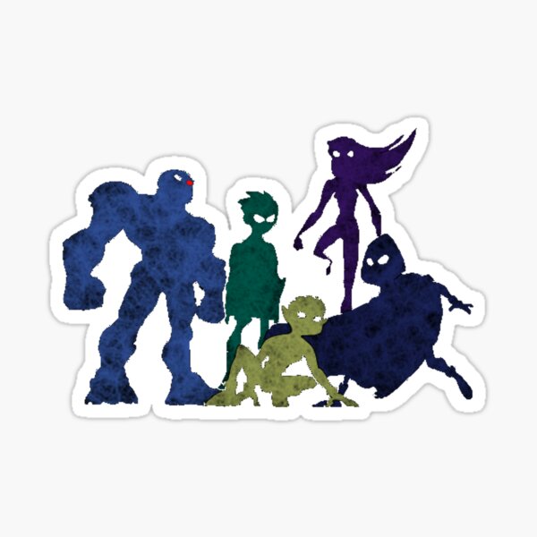 Teen Titans Color Pegatina