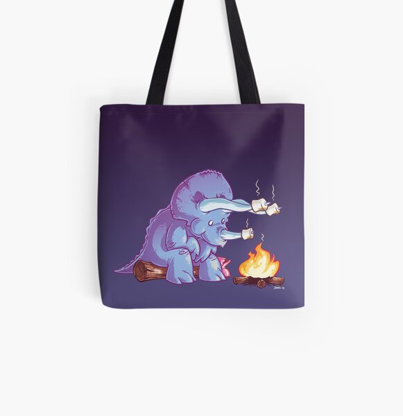 Triceramallows All Over Print Tote Bag