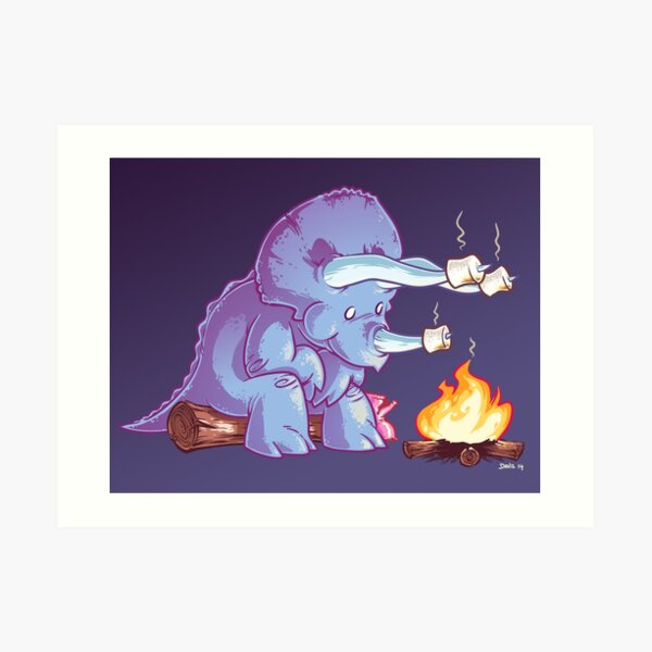 Triceramallows Art Print