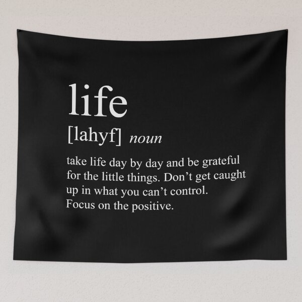 Item preview, life - definition designed and sold by Silly Lily.