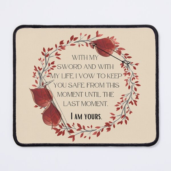 Item preview, From Blood and Ash Quote - I Am Yours  designed and sold by erinbookdragon.