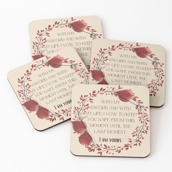Item preview, From Blood and Ash Quote - I Am Yours  designed and sold by erinbookdragon.