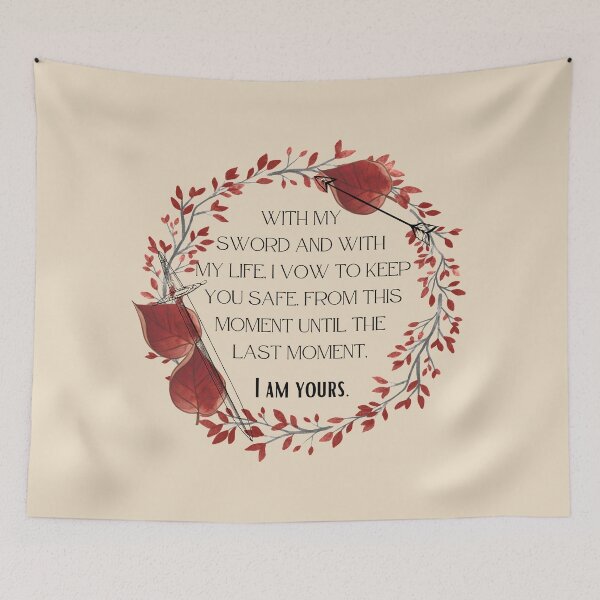 Item preview, From Blood and Ash Quote - I Am Yours  designed and sold by erinbookdragon.