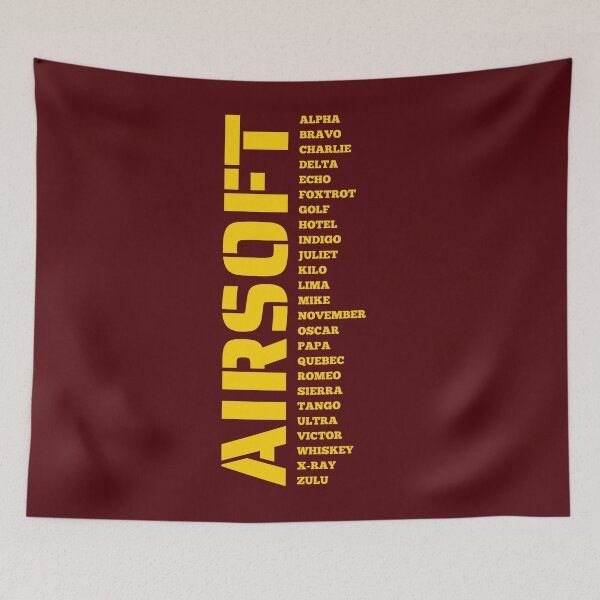 Item preview, Airsoft callsign  A to z - Airsoft by Design Specialist series designed and sold by AirsoftBD.