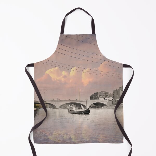 Item preview, Mashup Batavia, IL - Boys in Canoe on the Fox River designed and sold by Shumway Studio.