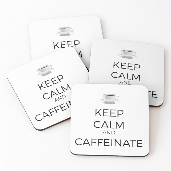 Item preview, Keep Calm and Caffeinate designed and sold by Robert Ropars.