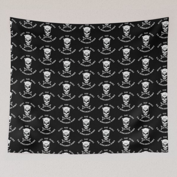 Item preview, Sailor Skull Crossbones Submarine Force Wht designed and sold by MadMando.