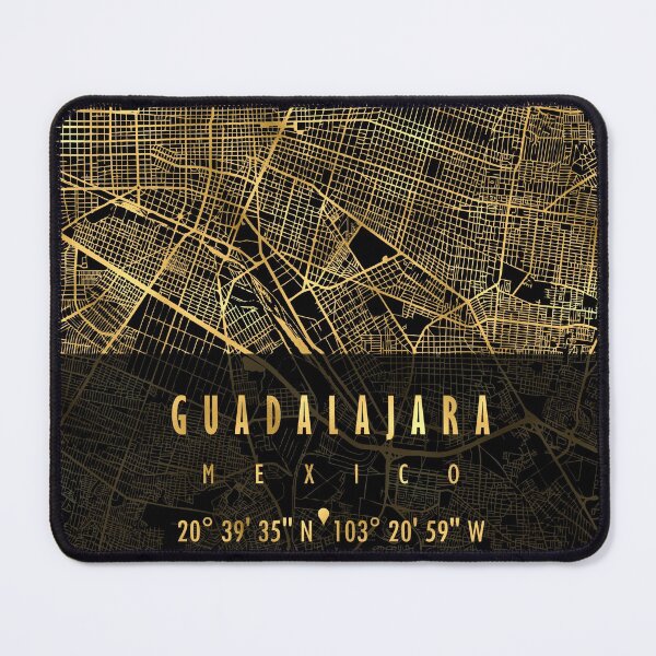 Item preview, GUADALAJARA MAP MEXICO designed and sold by hatimelhag.