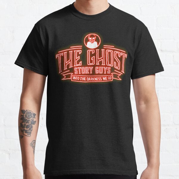 Red Neon Ghost Story Guys Classic T-Shirt
