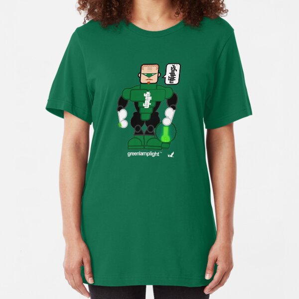 AFR Superheroes #08 - Green Lamplight Slim Fit T-Shirt
