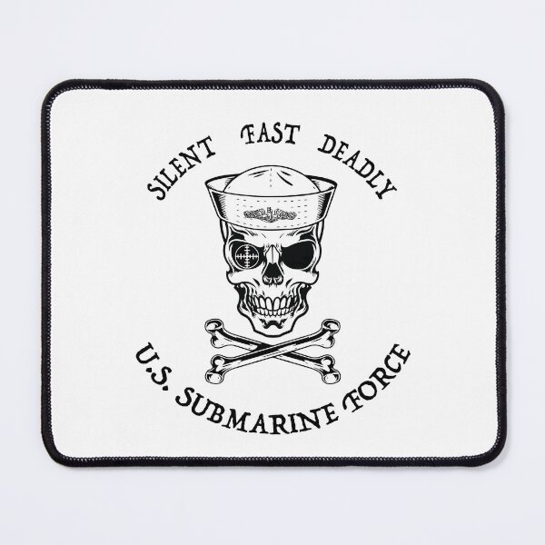 Item preview, Sailor Skull Crossbones Submarine Force Blk designed and sold by MadMando.
