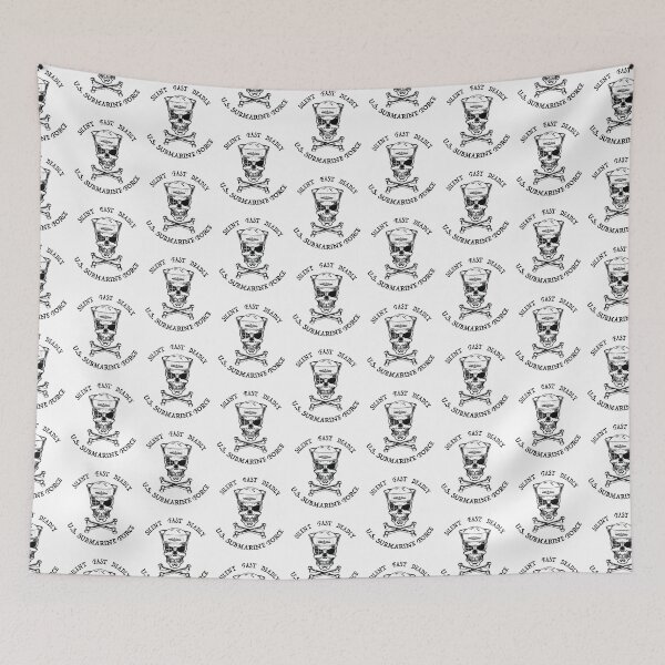 Item preview, Sailor Skull Crossbones Submarine Force Blk designed and sold by MadMando.