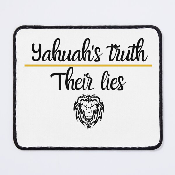 Item preview, Yahuah's Truth over their lies (White) designed and sold by DaughterofYah.