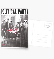 Political Party Shades & Red Cups Postcards