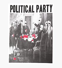 Political Party Shades & Red Cups Photographic Print