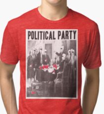 Political Party Shades & Red Cups Tri-blend T-Shirt