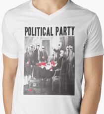 Political Party Shades & Red Cups Men's V-Neck T-Shirt