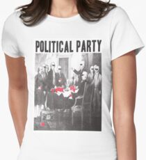 Politische Party Shades & Red Cups Tailliertes T-Shirt für Frauen