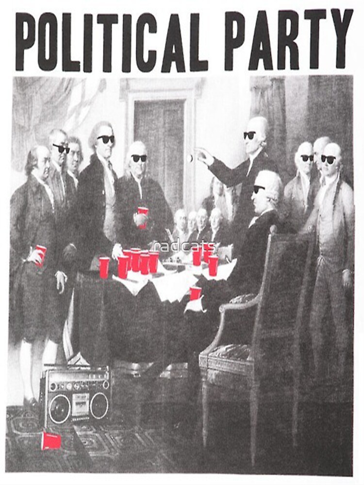 Political Party Shades & Red Cups by radcats