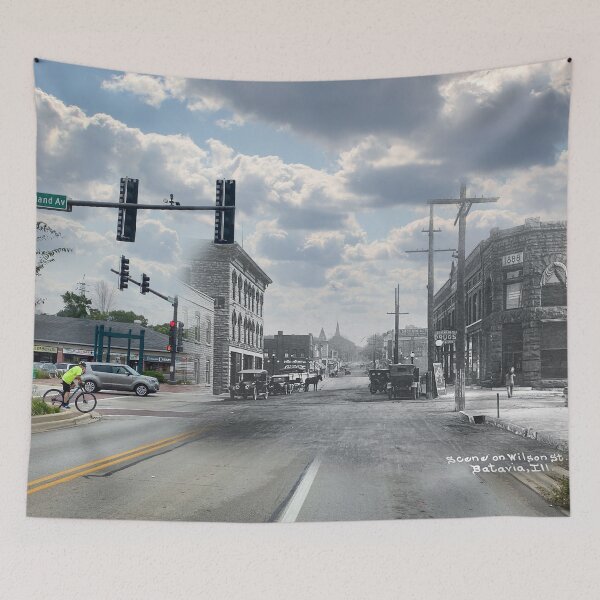 Item preview, Mashup Batavia, IL - Intersection of Island Avenue and Wilson Street designed and sold by Shumway  Studio.