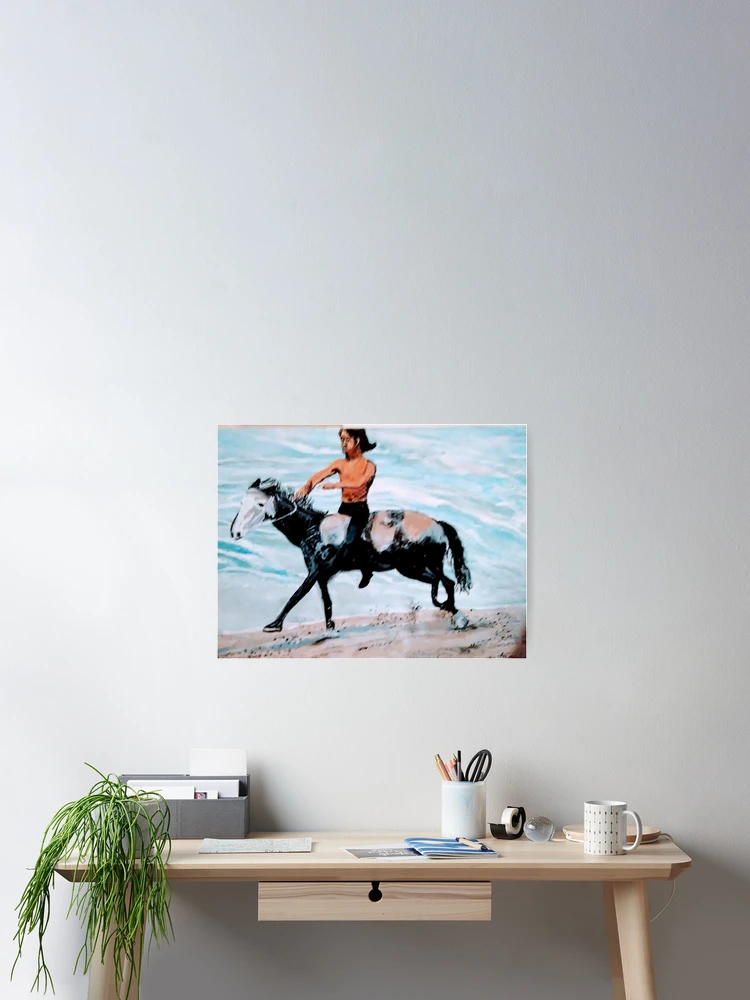 Thumbnail 2 of 3, Poster, The Lone Rider designed and sold by visualizer54.