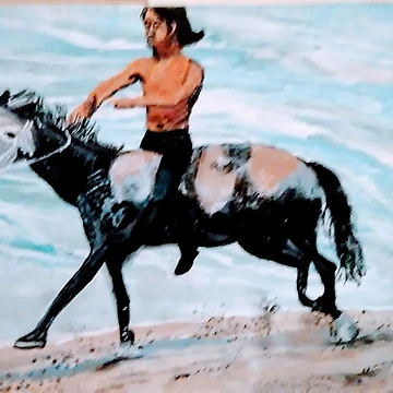 Artwork thumbnail, The Lone Rider by visualizer54