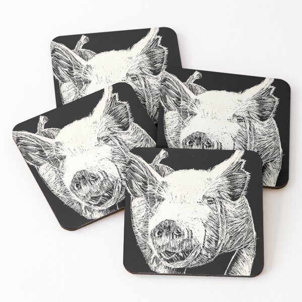 Item preview, Pig Scratchboard Art designed and sold by Brodie Lacanilao.