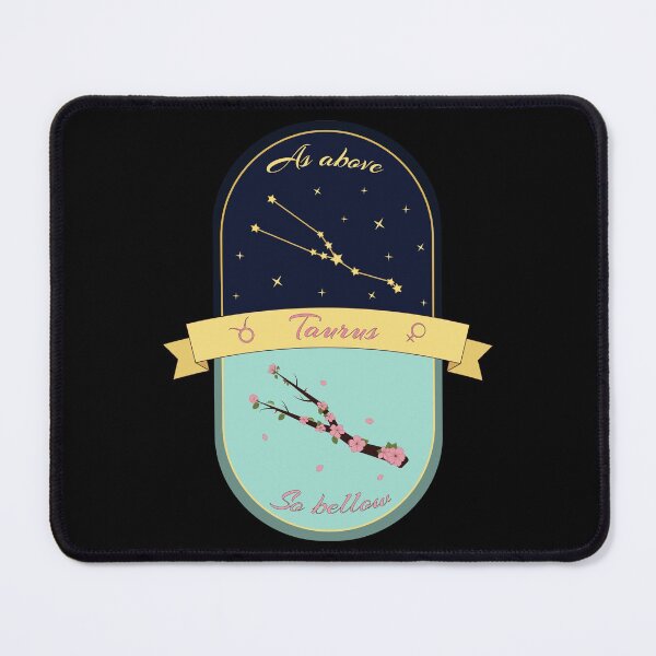 Item preview, As Above So Below - Taurus Constellation - Taurus Night and Day Sky - Astrology, Astronomy and Hermeticism designed and sold by Astrowl-.